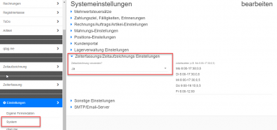 settings useTimerecordModule