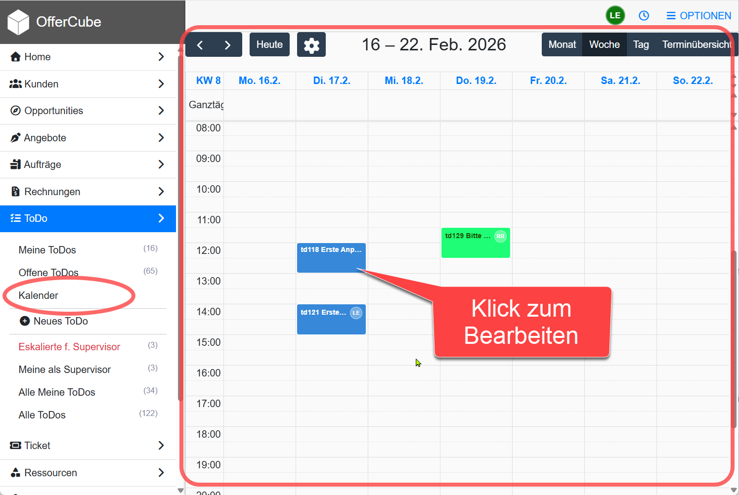 Todo Kalender