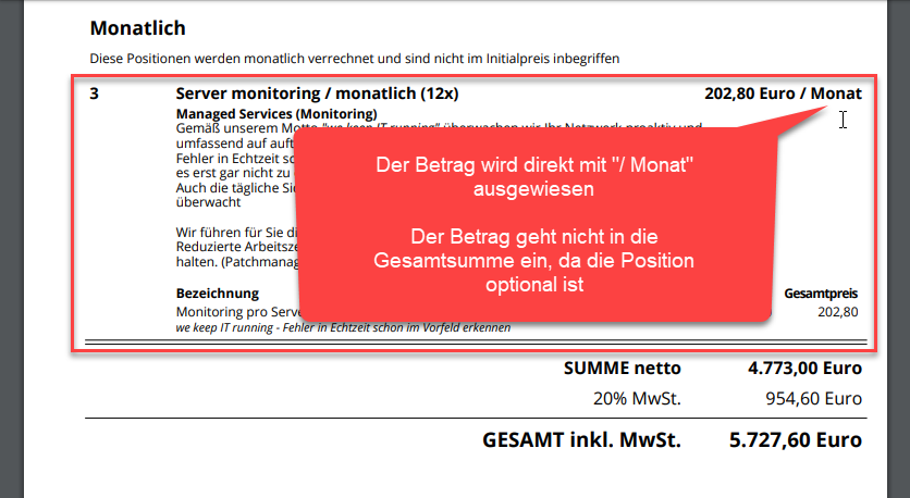 Positionsgruppe für Wiederkehrende Kosten PDF